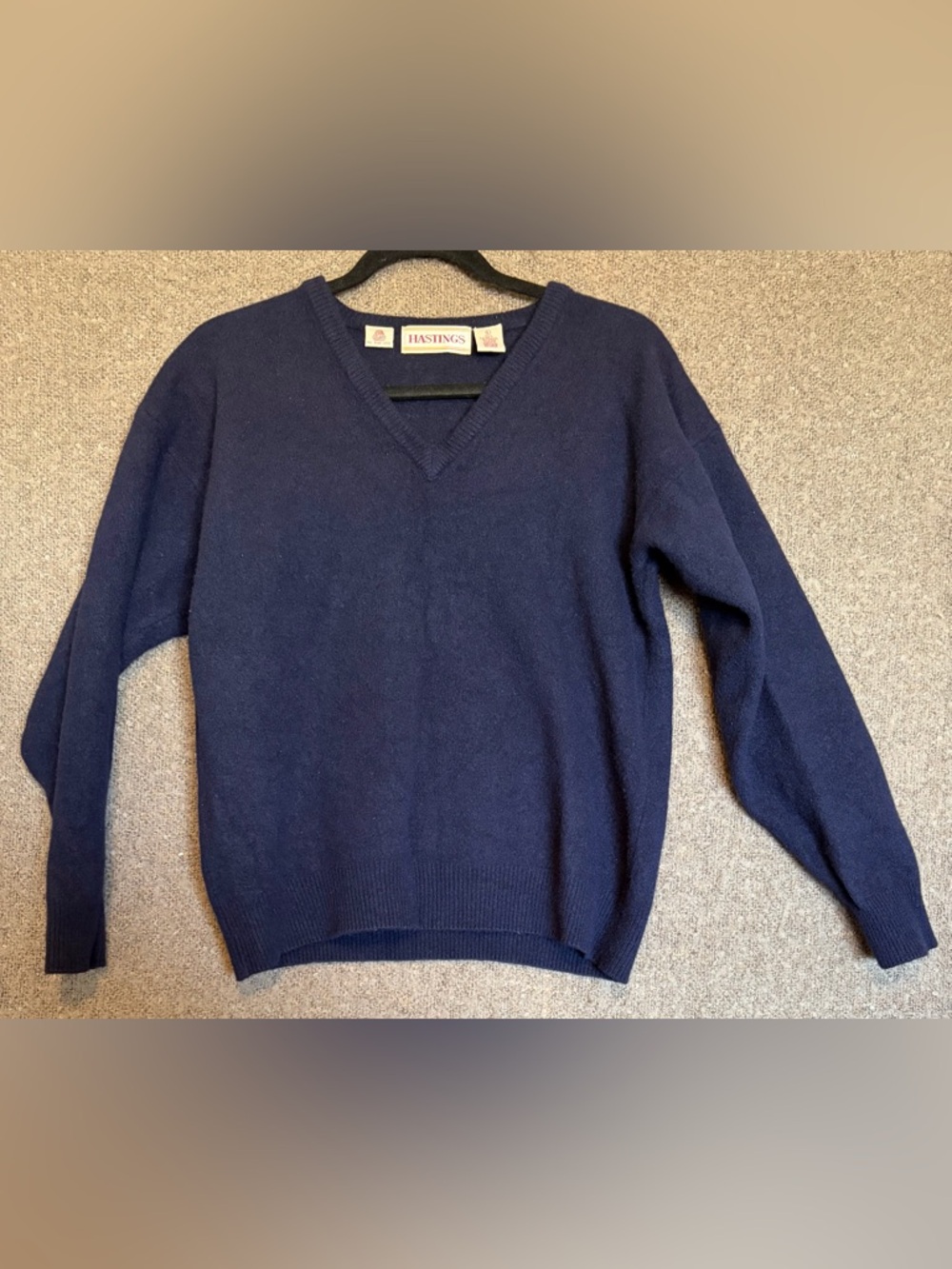 Women’s V-Neck Sweater in Navy